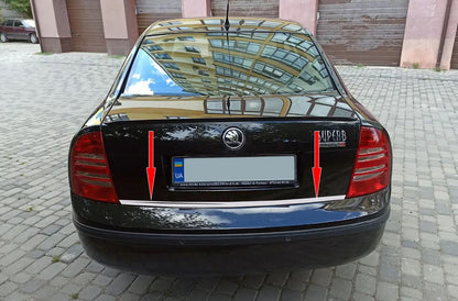 Trunk trim stainless steel for Skoda Superb 2001-2009 - image 1