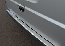 Rear bumper protector with edge (Omsa, stainless steel) for Mercedes Vito W639 2004-2014 - image 1