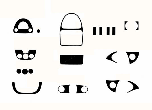 Dashboard Trim Covers for Smart 1998-2007 - image 2