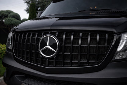 Front Grille Panamericana GT Panamericana Black (2013-2018) for Mercedes Sprinter W906 2006-2018 - image 1