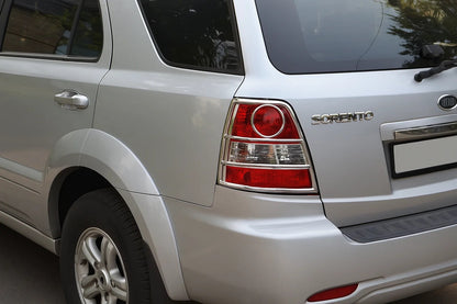 Tail light guards (stainless steel) for Kia Sorento I BL 2002-2009 - image 1