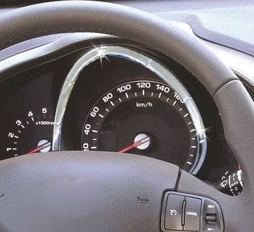 Speedometer bezel (stainless) for Kia Rio 2012-2017 - Reelken Auto
