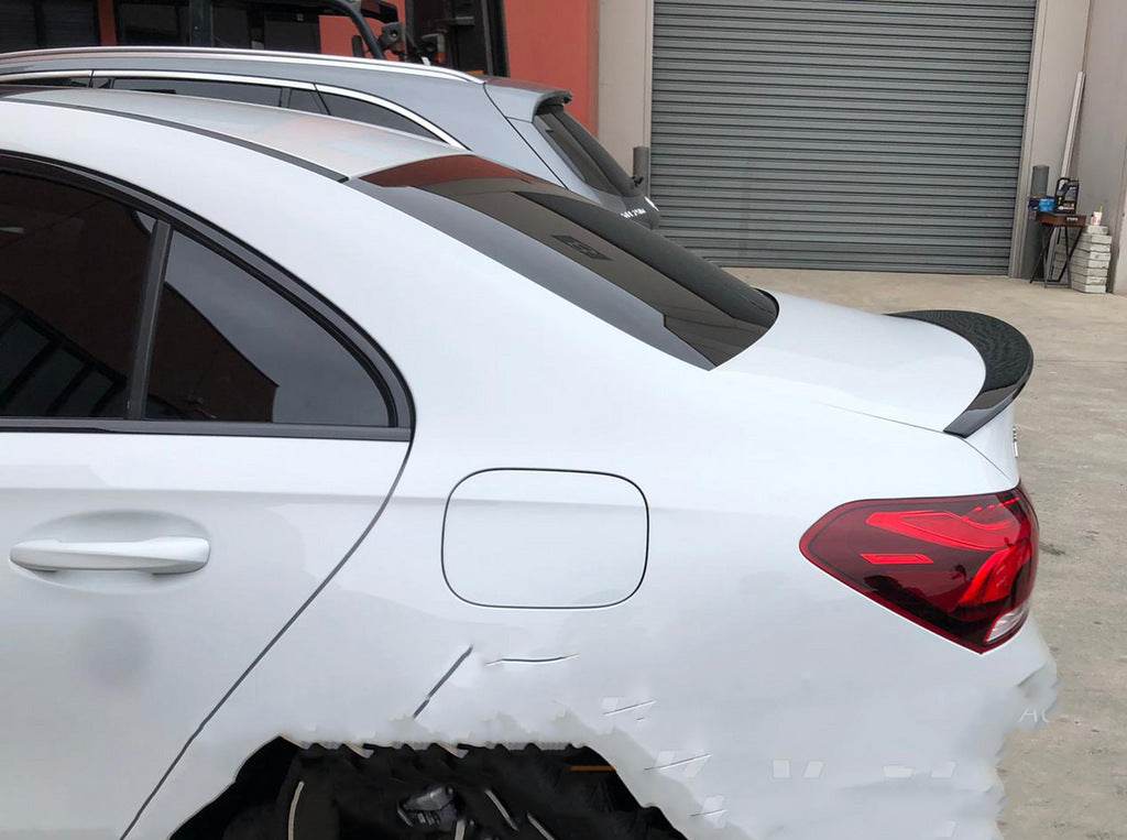 Spoiler LIP (1234 Upgrade, black) for Mercedes A-class W177 2018↗ - Reelken Auto