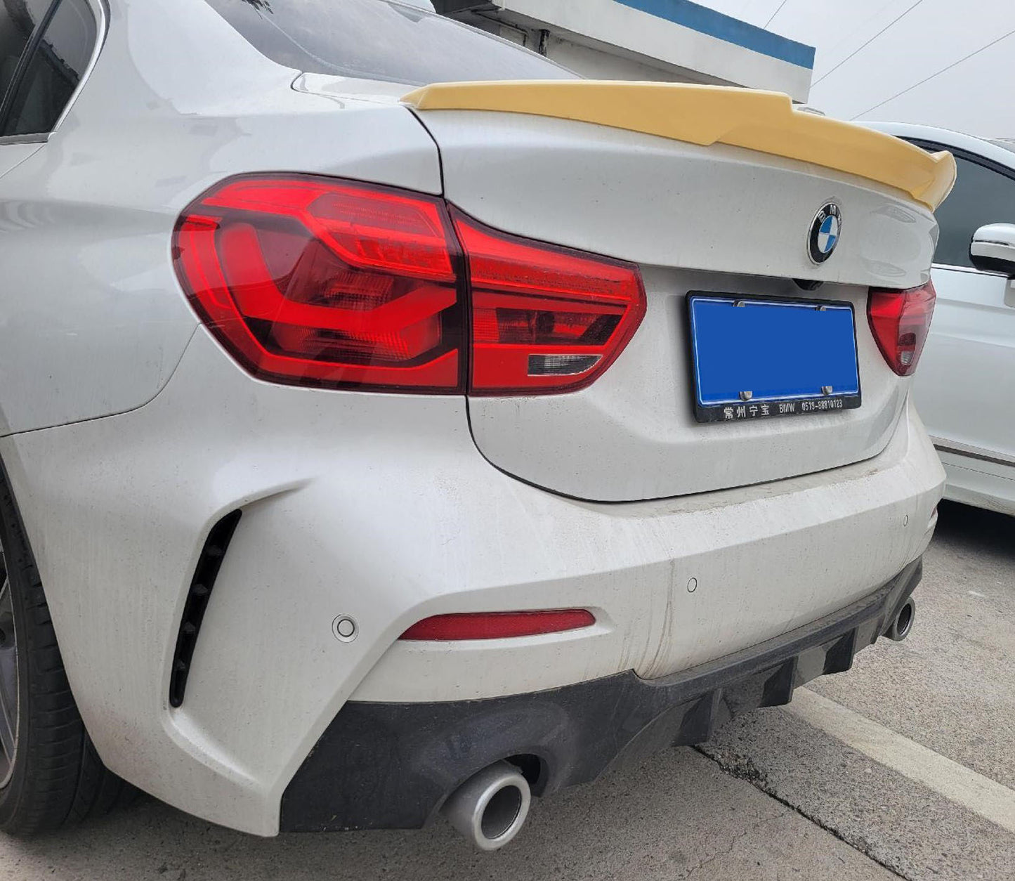 M4-Style Spoiler (for F52, Gloss Black) for BMW 1 Series F20/F21 2011-2019 - image 1
