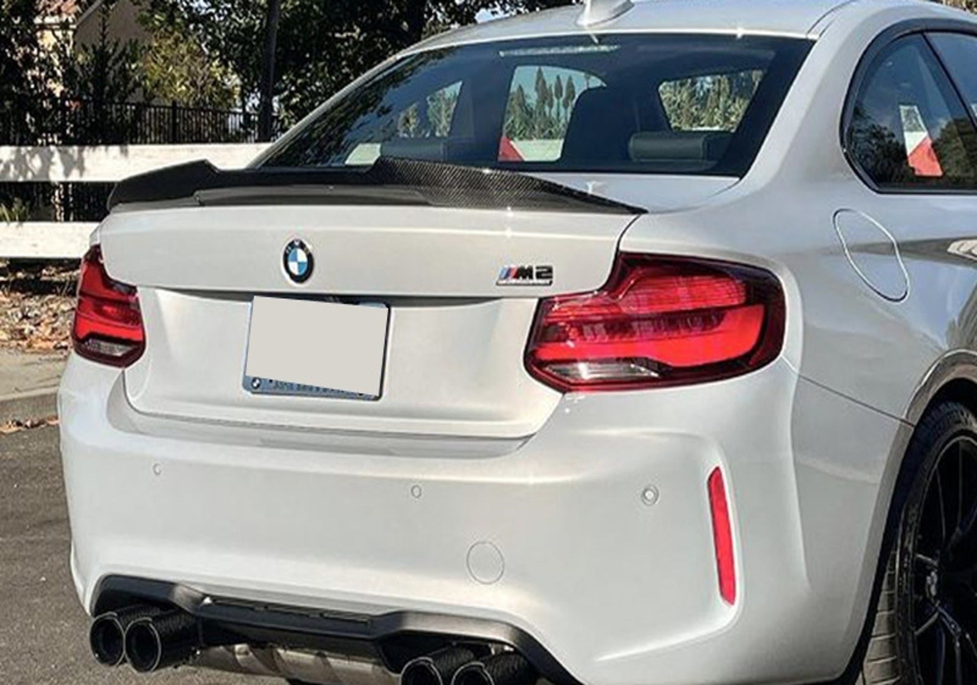 PSM-Style Spoiler (for F22, primed for painting) for BMW 2 Series F22/F23 2014-2021 - image 1