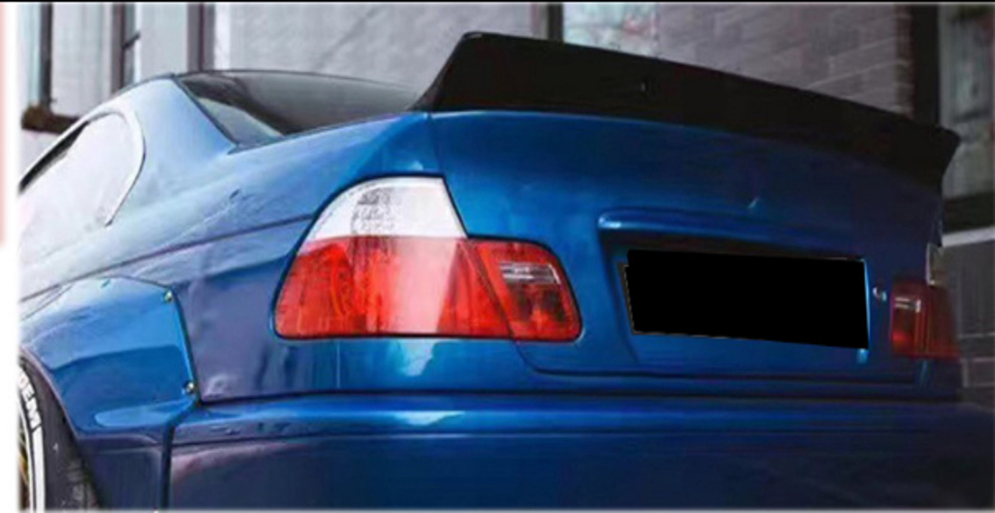 Rear Spoiler (for Coupe, primed for painting) for BMW 3 Series E46 1998-2006 - image 1
