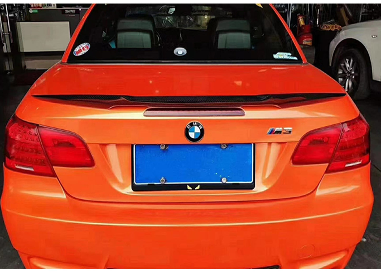 M4-Style Spoiler (for E93, primed for painting) for BMW 3 Series E92/E93 2006–2013 - image 1
