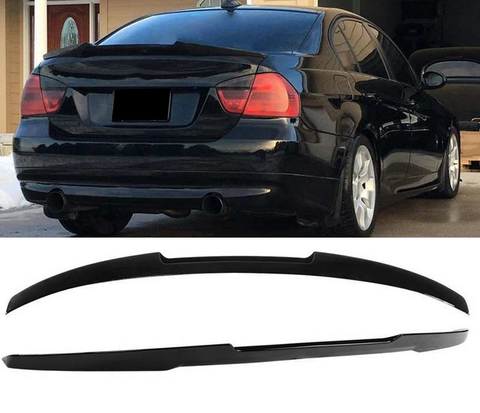 Meliset M4-Style Spoiler (for E90, primed for painting) for BMW 3 Series E90/E91 2005-2011 - image 1