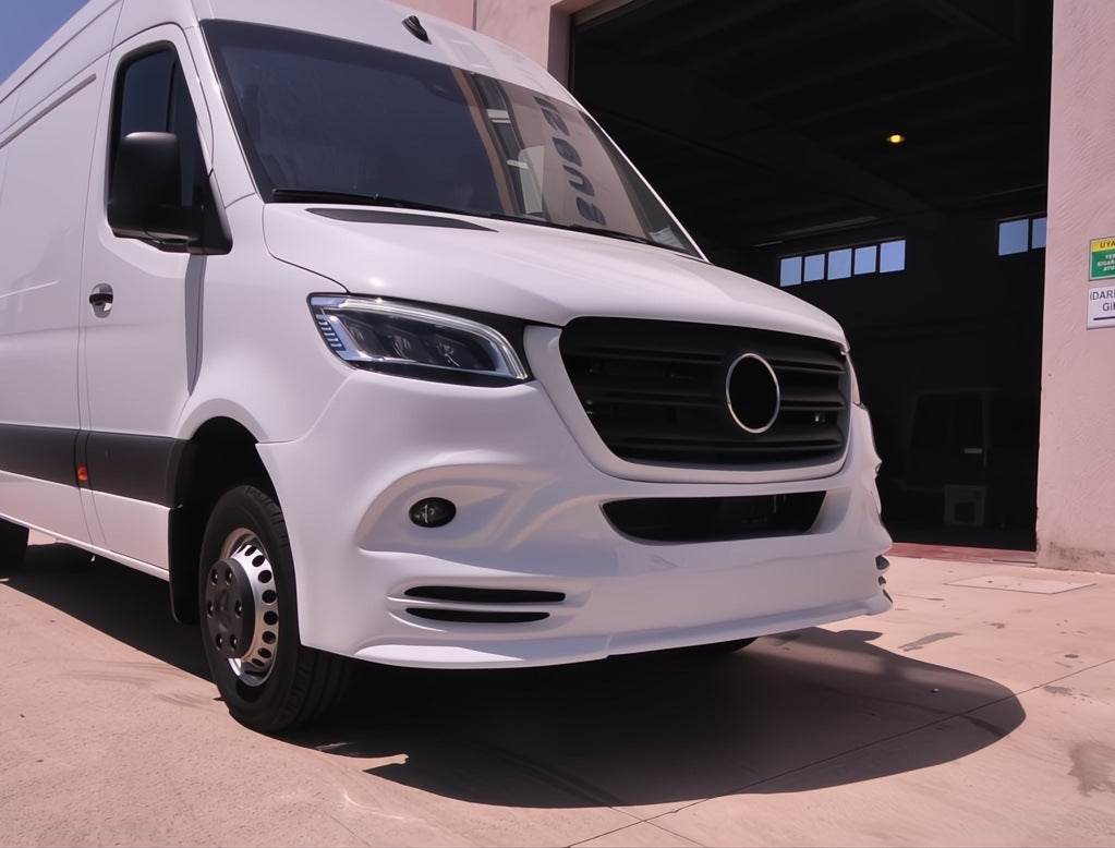 Front bumper cover V3 (for painting) for Mercedes Sprinter W907/W910 2018↗ - Reelken Auto