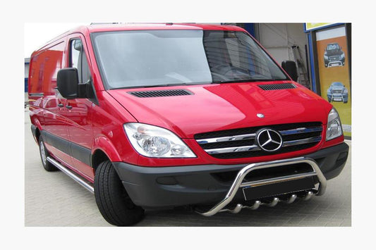 The WT003 bumper guard (stainless) for Mercedes Sprinter W906 2006-2018 - image 2