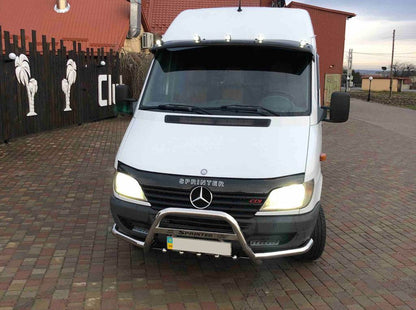 Kangaroo cage with mustache (stainless steel) for Mercedes Sprinter W901/902/903/904/905 1995-2006 - Reelken Auto