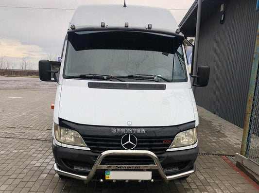 Kangaroo cage with mustache (stainless steel) for Mercedes Sprinter W901/902/903/904/905 1995-2006 - Reelken Auto