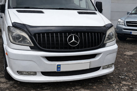 Front Grille GT Panamericana Black (2006-2013) for Mercedes Sprinter W906 2006-2018 - image 2