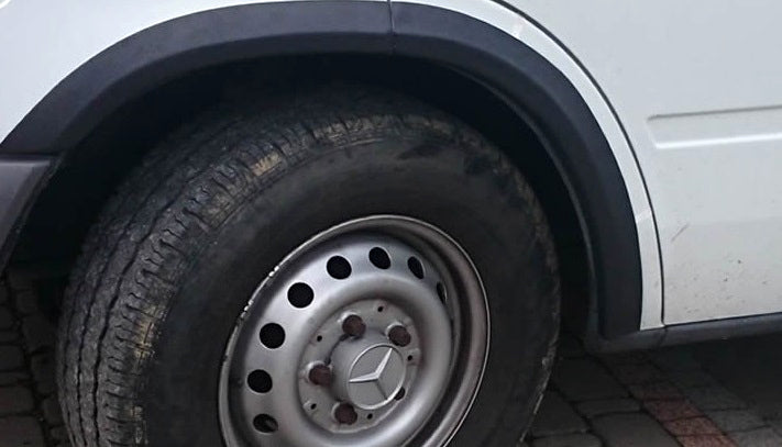 Fender flares (6 pcs, black) for Volkswagen LT 1995-2006 - image 1