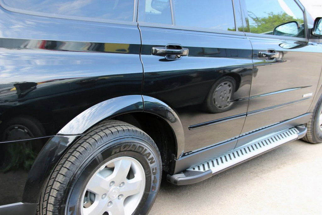 Side Steps Line (2 pcs, Aluminum) for SsangYong Kyron 2005-2014 - image 1