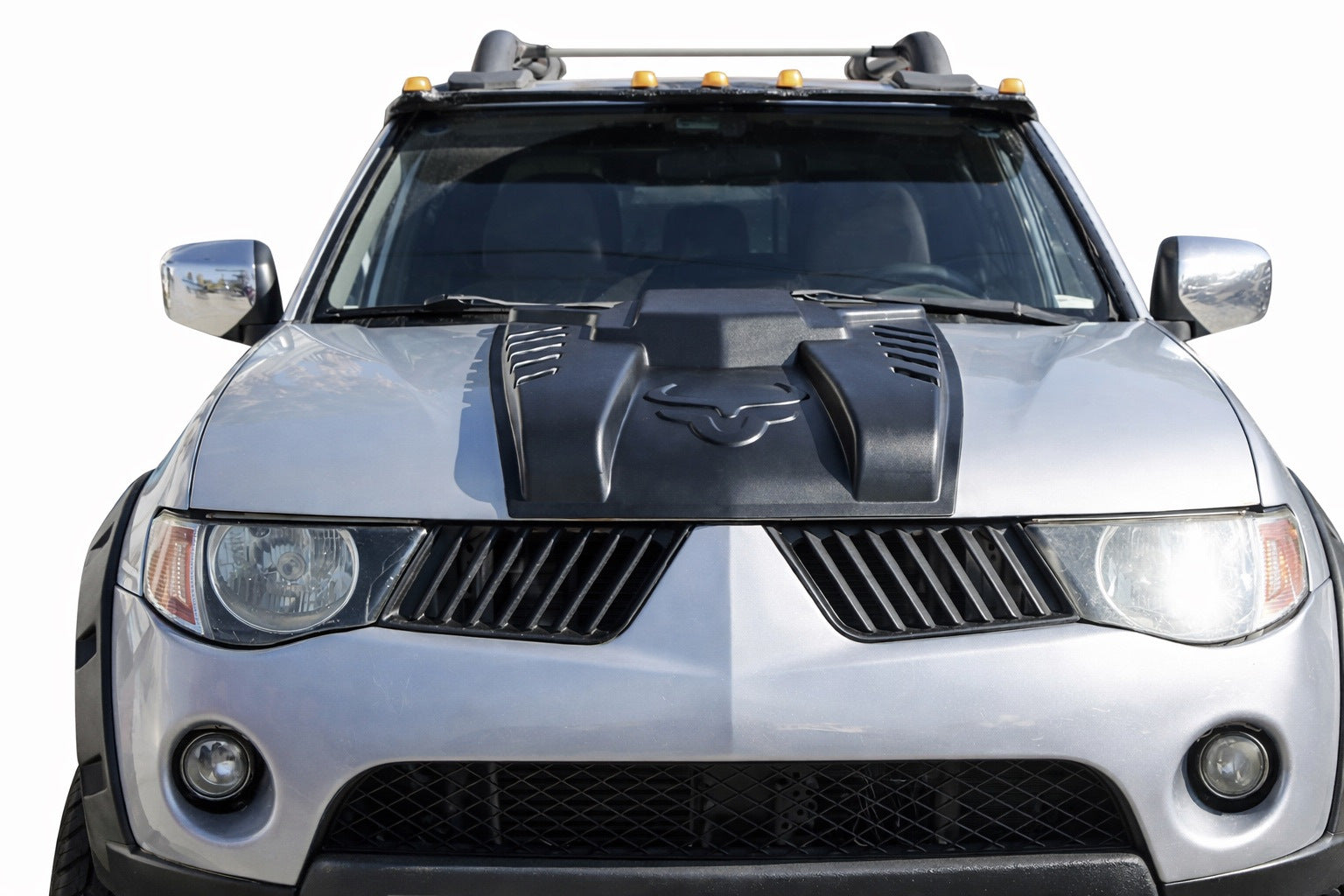 Hood Scoop V2 (ABS) for Mitsubishi L200 2006-2015 - image 2