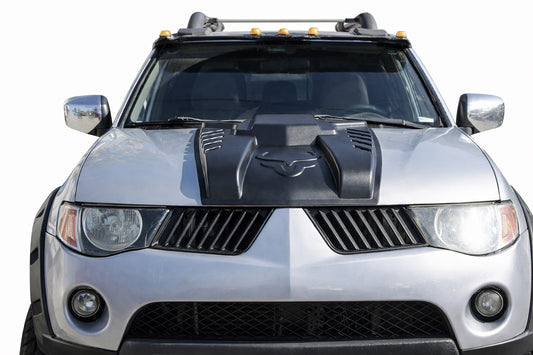 Hood Scoop V2 (ABS) for Mitsubishi L200 2006-2015 - image 2
