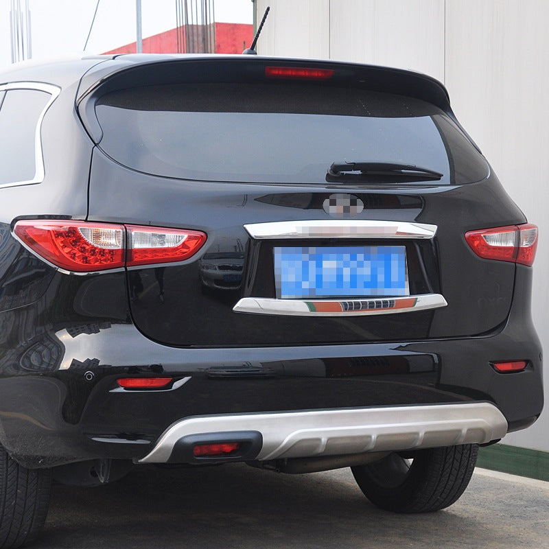 Front and Rear Bumper Extensions (2 pcs) for Infiniti QX60 2016-2021 - image 3