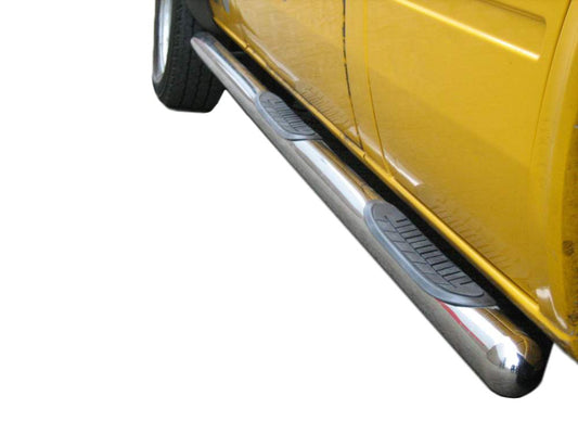 The side tube (2 PCs., stainless.) for Volkswagen LT 1995-2006 - image 2
