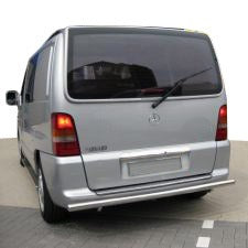Rear Bar AK002 (Stainless Steel) for Mercedes Vito W638 1996-2003 - image 1