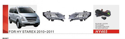 Fog lights (halogen) for Hyundai H300, H1, Starex 2008-2020 - Reelken Auto