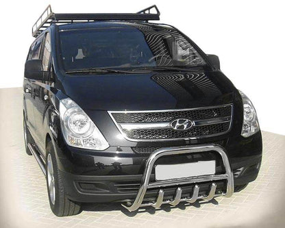 The WT003 bumper guard (stainless) for Hyundai H300, H1, Starex 2008-2020 - Reelken Auto