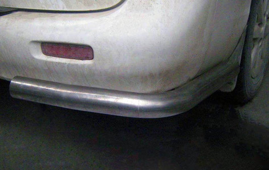 Rear corners AK003 (2 pieces, stainless.) for Hyundai H200, H1, Starex 1998-2007 - Reelken Auto