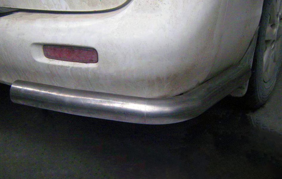 Rear Corner Bars AK003 (2 pcs, stainless steel) for Hyundai H200, H1, Starex 1998-2007 - image 1