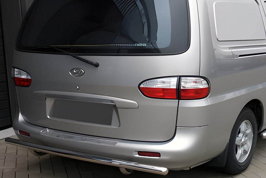 Back protection AK002 (2 pieces, stainless.) for Hyundai H200, H1, Starex 1998-2007 - Reelken Auto