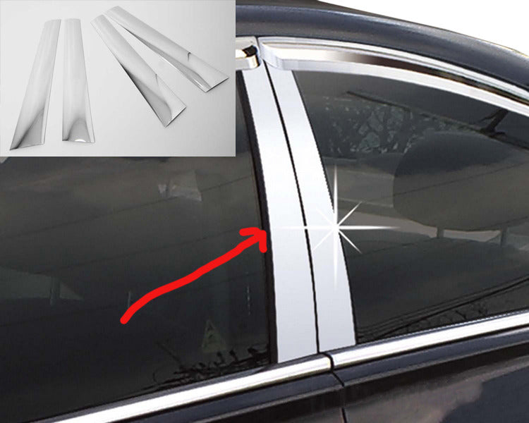 Chrome Pillar Film for Hyundai Elantra (XD) 2000-2011 - image 1