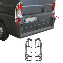 Tail light covers with curve (2014+, 2 pcs, plastic) for Fiat Ducato 2006-2025 - image 2