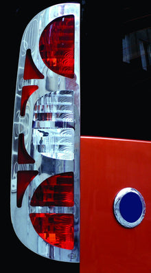 Covers for foot (2 pcs, stainless steel.) for Fiat Doblo I 2005-2010 - image 1