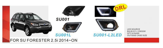 Fog lights (2 pcs., halogen) for Subaru Forester 2013-2018 - Reelken Auto