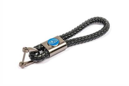 V1 leather keychain with Subaru logo for Subaru - Reelken Auto