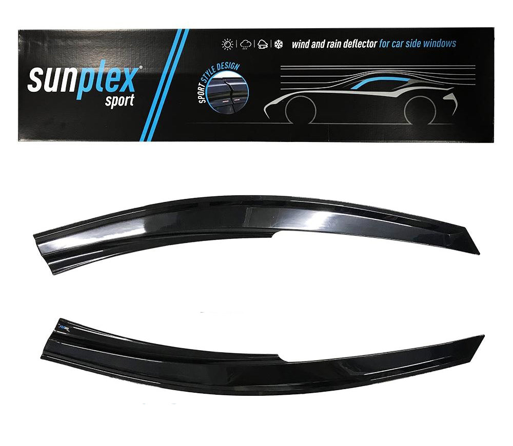 Window Deflectors (2 pcs, Sunplex Sport) for Hyundai H100 - image 3
