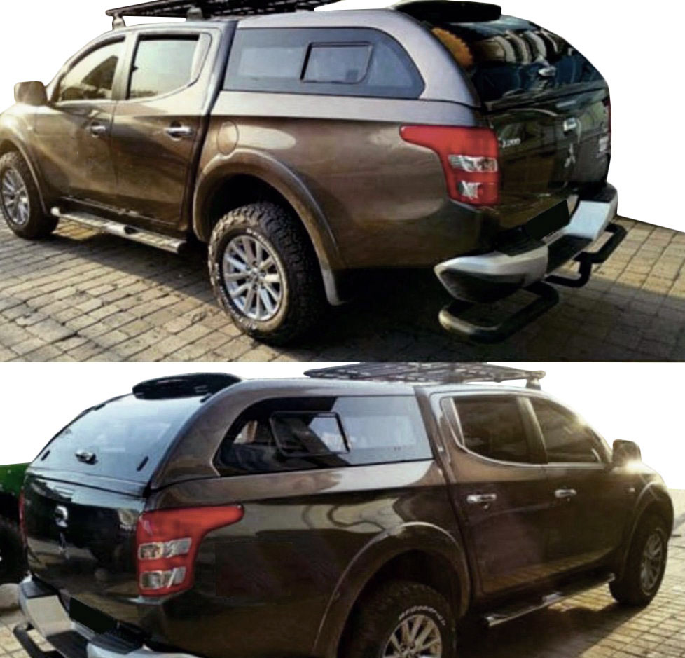 Truck bed canopy with sliding windows for Fiat Fullback 2016- - image 1