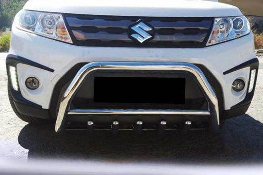 The WT003 bumper guard (stainless) for Suzuki Vitara 2015↗ - Reelken Auto