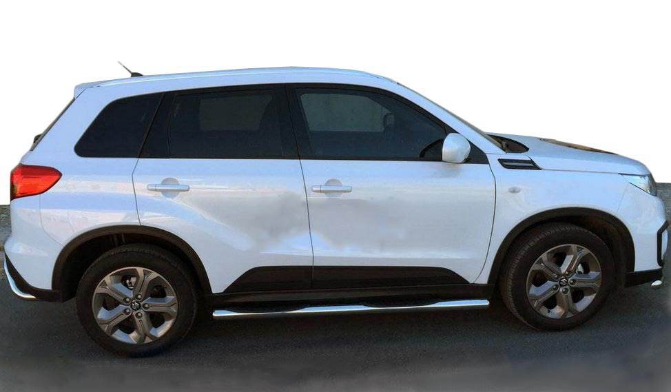 Side pipes (2 PCs., stainless steel) for Suzuki Vitara 2015↗ - Reelken Auto