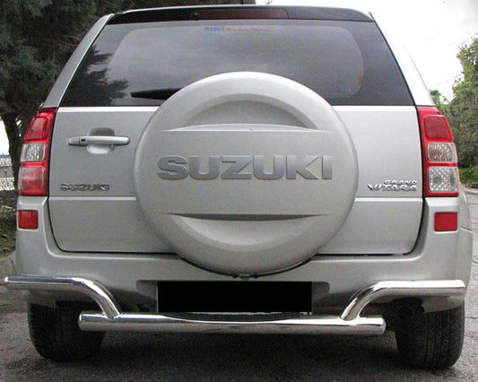 Back protection AK005-2 (stainless) for Suzuki Grand Vitara 2005-2017 - Reelken Auto