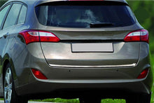 The edge of the trunk (SW, stainless) for Hyundai I-30 2012-2017 - Reelken Auto