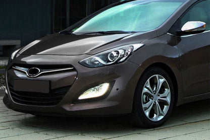 Trim on the grille STYLE (stainless) for Hyundai I-30 2012-2017 - Reelken Auto
