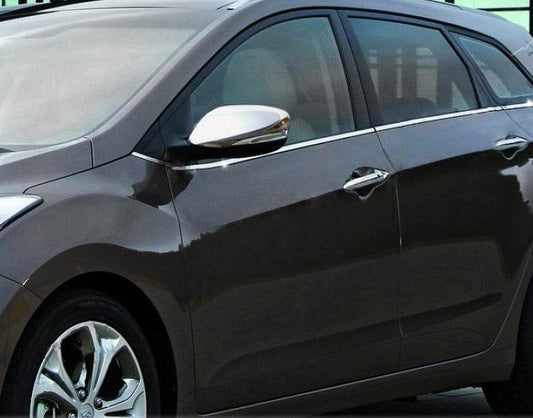Molding the side windows (SW, stainless) for Hyundai I-30 2012-2017 - Reelken Auto