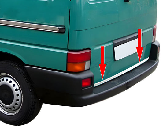Trunk Sill Protector Stainless Steel for Volkswagen T4 Transporter 1990-2003 - image 1