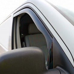 Front In-Channel Wind Deflectors (2 pcs, HIC) for Mercedes W201 (190) 1982-1993 - image 1