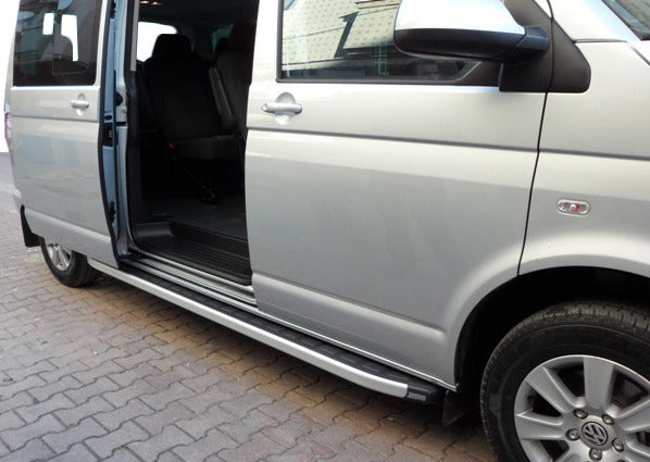 Fullmond lateral platforms (2 PCs, aluminum) for Volkswagen T4 Caravelle/Multivan - image 1