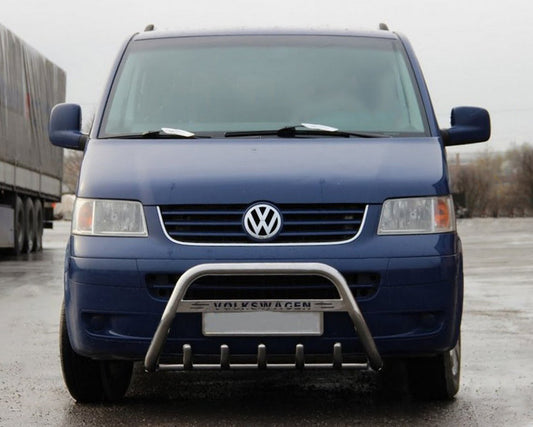 Kenguryatnik WT003 (stainless) for Volkswagen T5 Multivan 2003-2010 - image 1