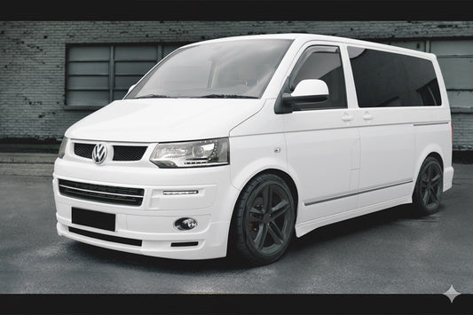 Front bumper lip ABT Original (primed for painting) for Volkswagen T5 2010-2015 - image 1