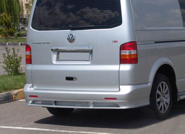 The rear lower skirt ABT (for painting) for Volkswagen T5 Transporter 2003-2010 - Reelken Auto