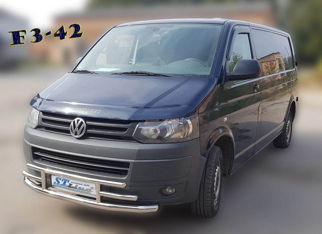Lower lip F3-42 (stainless) for Volkswagen T5 2010-2015 - Reelken Auto
