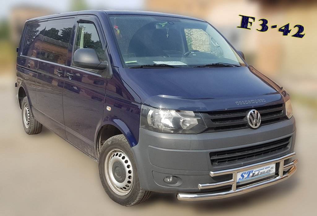 Lower lip F3-42 (stainless) for Volkswagen T5 2010-2015 - Reelken Auto